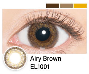 EverColor 1 day LUQUAGE Airy Brown 有色每日抛棄隱形眼鏡 (10片/30片裝)