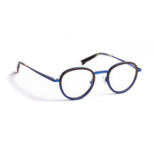 J.F.Rey CarbonWood系列 JF2860 光學眼鏡 原木/藍玻璃纖維/金屬藍