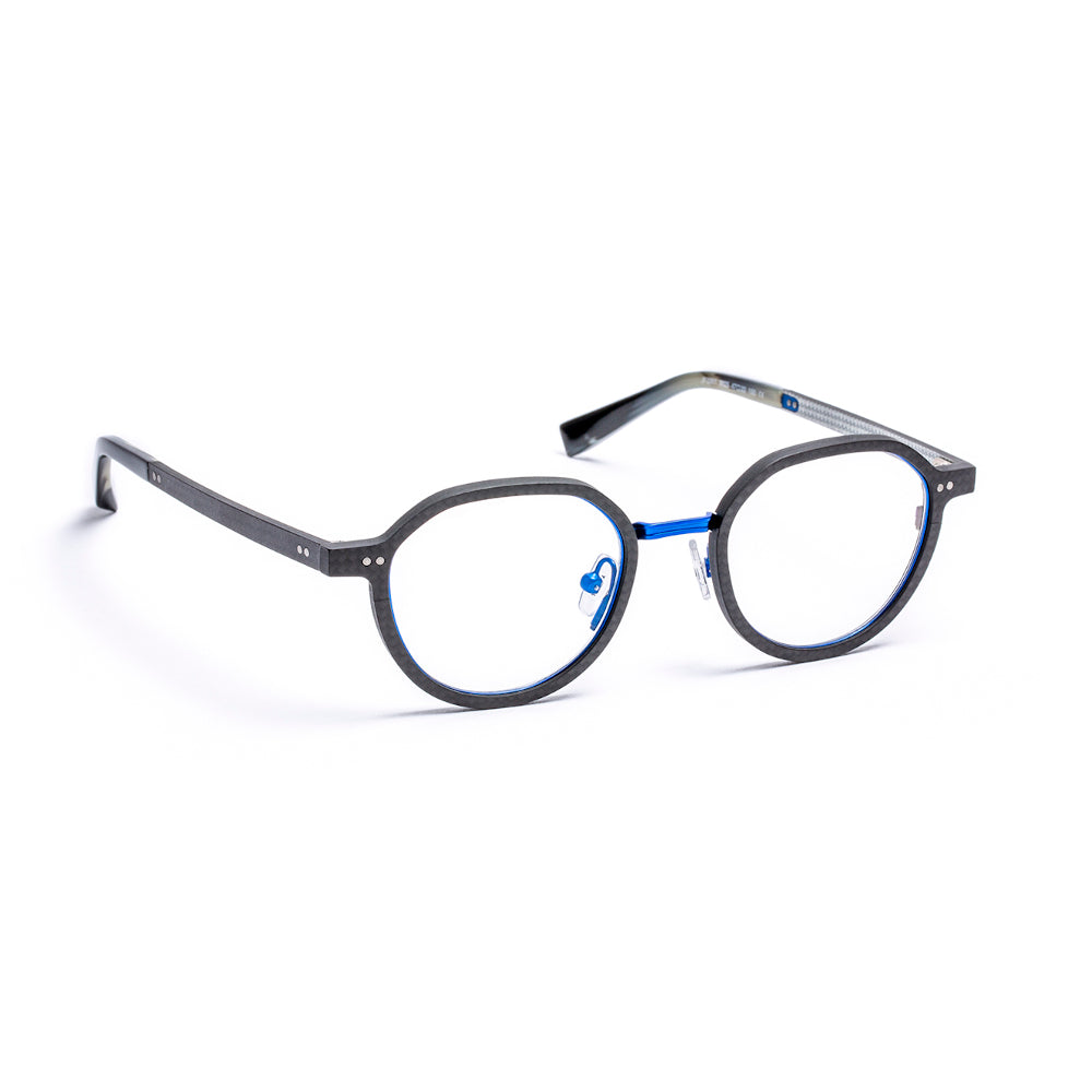 J.F.Rey CarbonWood系列 JF2901 光學眼鏡 啡玻璃纖維/銀/藍