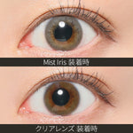 將圖片載入圖庫檢視器 RêVIA 1 Month Mist Iris 每月拋棄型有色彩妝隱形眼鏡 (每盒1/2片)
